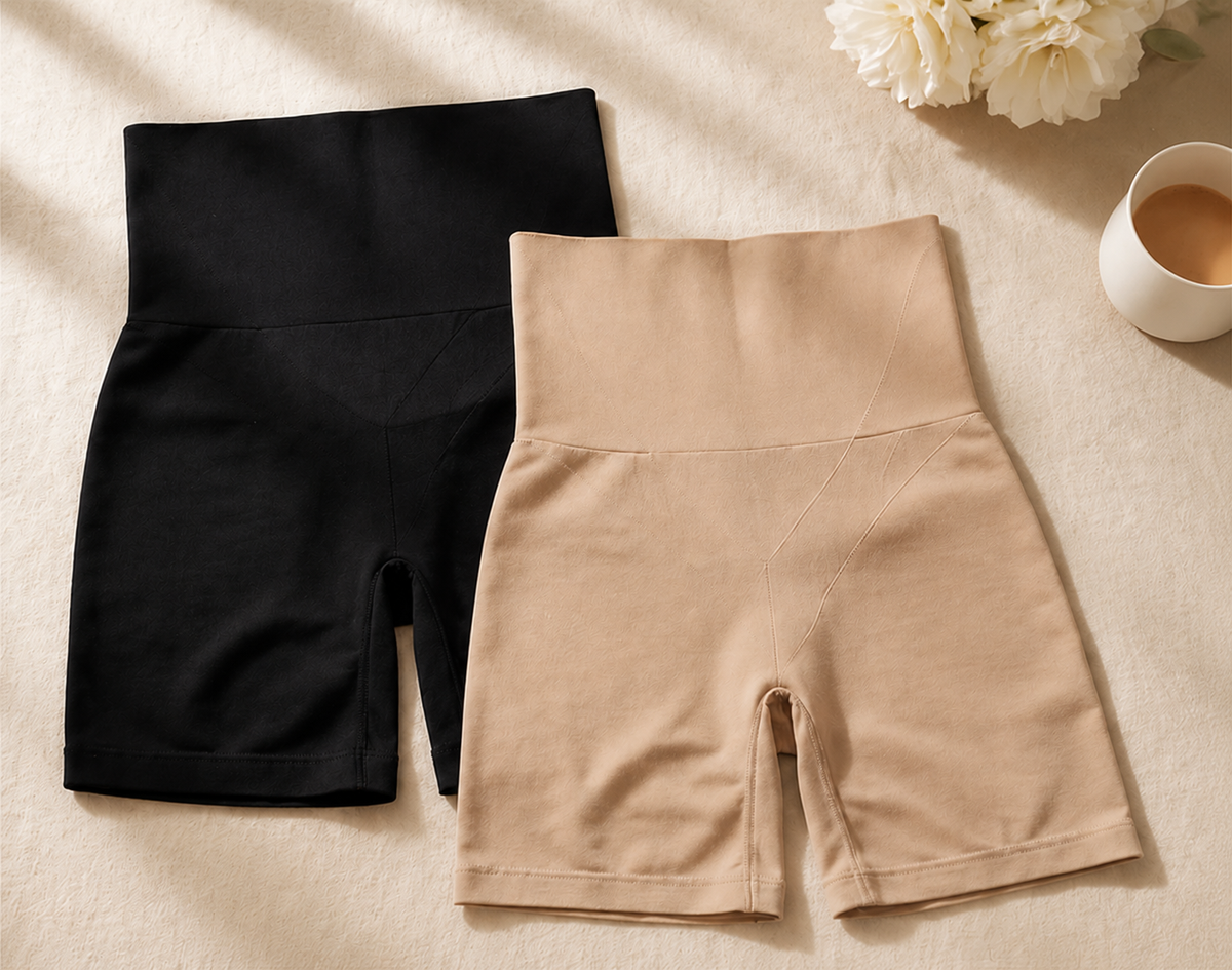 Steema Shorts — Short Modelador Invisível de Cintura Alta