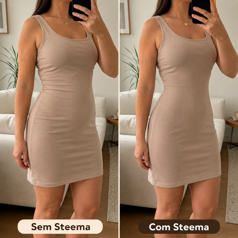 Steema Shorts — Short Modelador que faz Qualquer Roupa Vestir Melhor